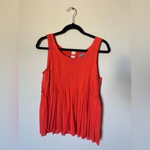 ANTHROPOLOGIE | Vanessa Virginia Women’s Pleated Tank